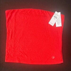 American Eagle Outfitters Red Crop Top